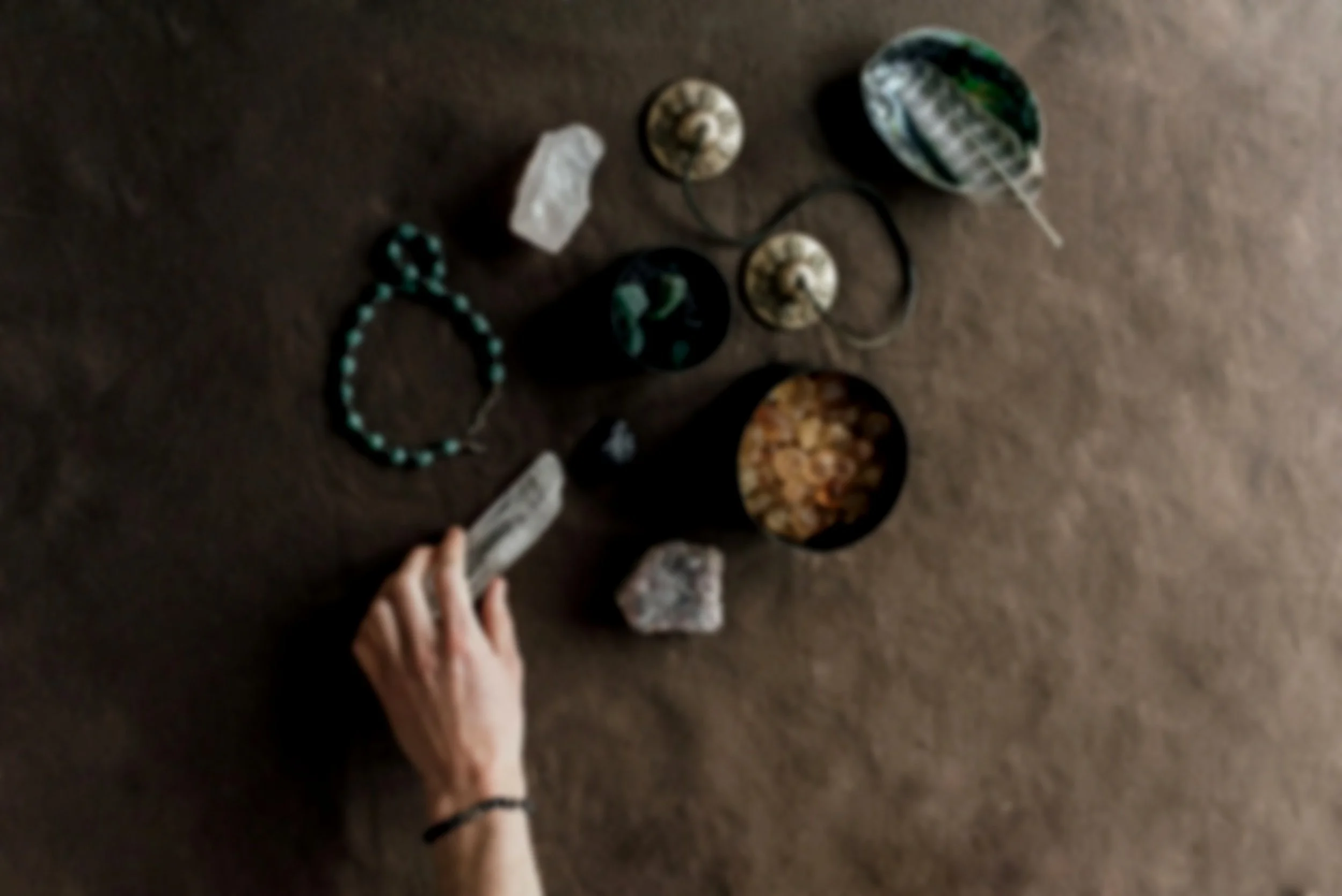 Reiki and crystal tools